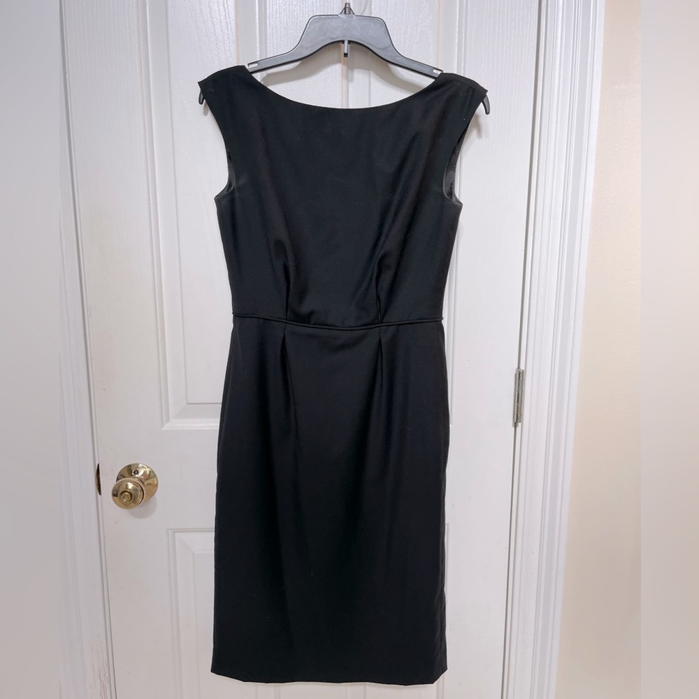 J Crew cocktail dress - black, with tie bow in back - size 0